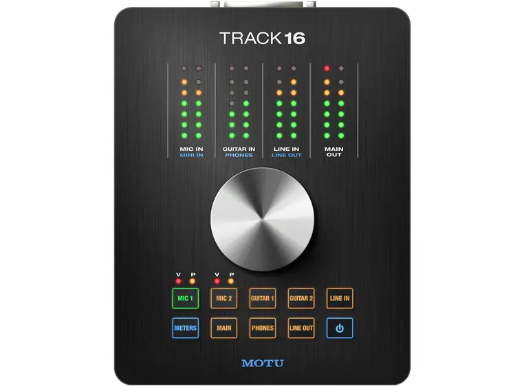 MOTU Track16 Desktop-lydkort USB2-/FW-lydkort med 16 inn/14 ut+MIDI 